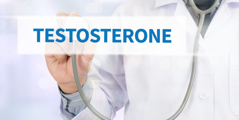 A testosterone doctor holding a stethoscope.